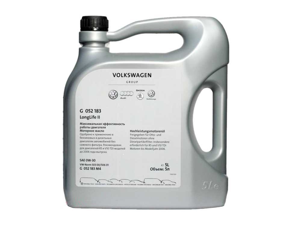 Масло моторное VAG 0W-30 LongLife II 5L (503.00, 506.00, 506.01)